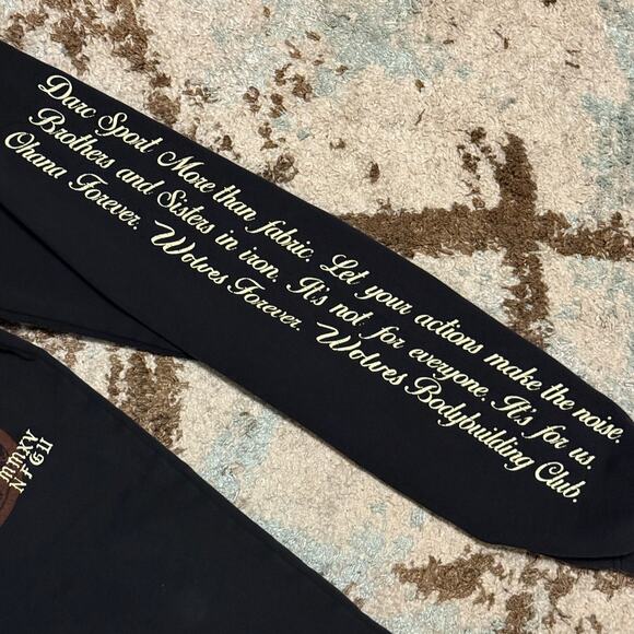 Darc Sport Wolves Club Limited Edition Sweatpants Size Small Streetwear - Picture 5 of 6